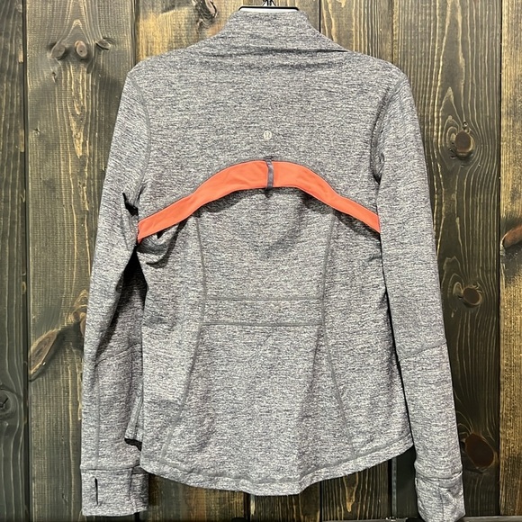 Lululemon Define Jacket 12 Full Zip Grey Logo Size Dot Pockets Fitted Athleisure - Picture 6 of 10